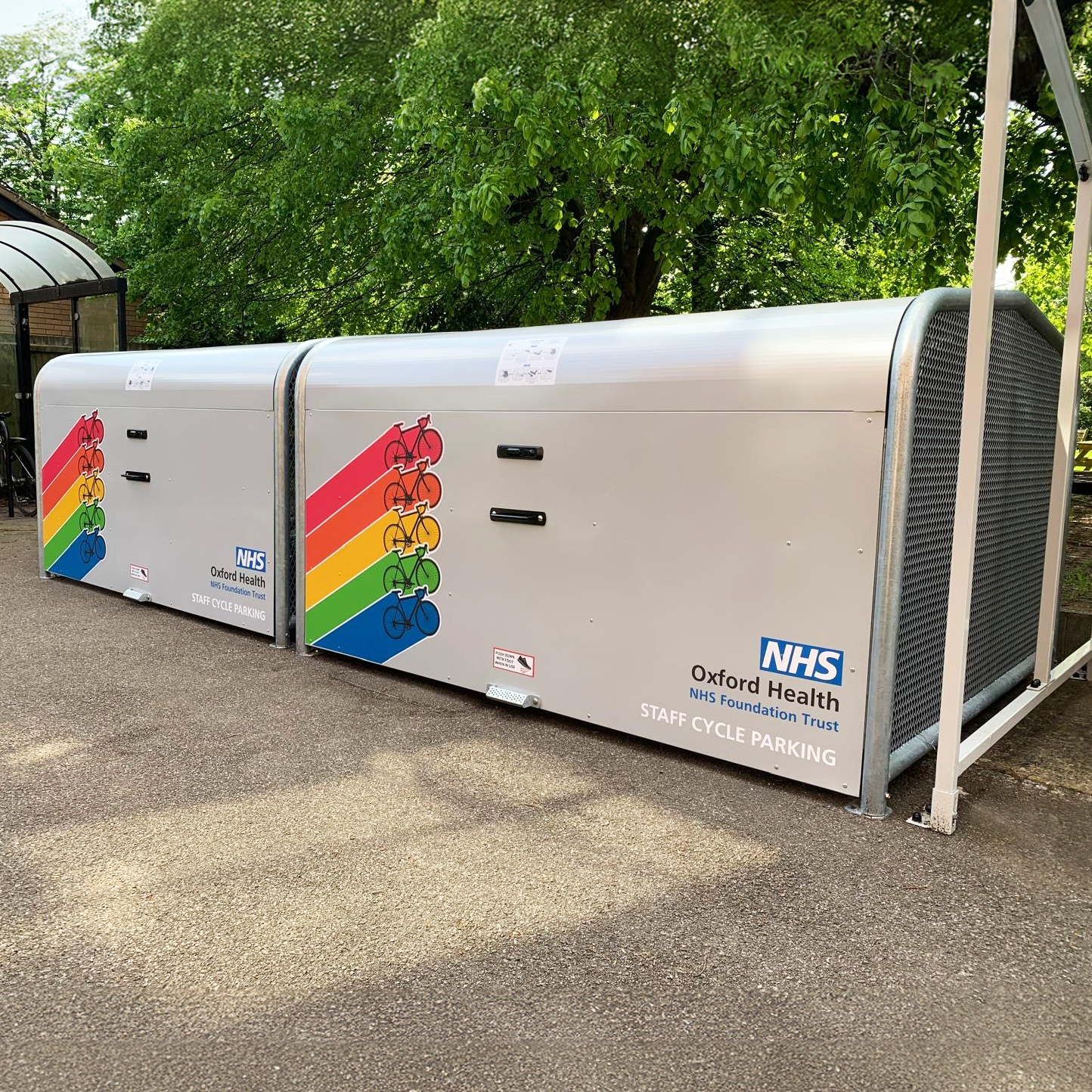 Oxford NHS Bike Hangar